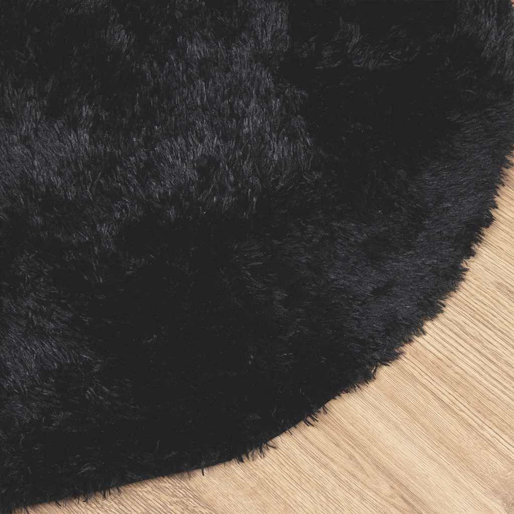 Hoogpolig vloerkleed NAVARRA 300x200 cm Zwart - 72% Korting