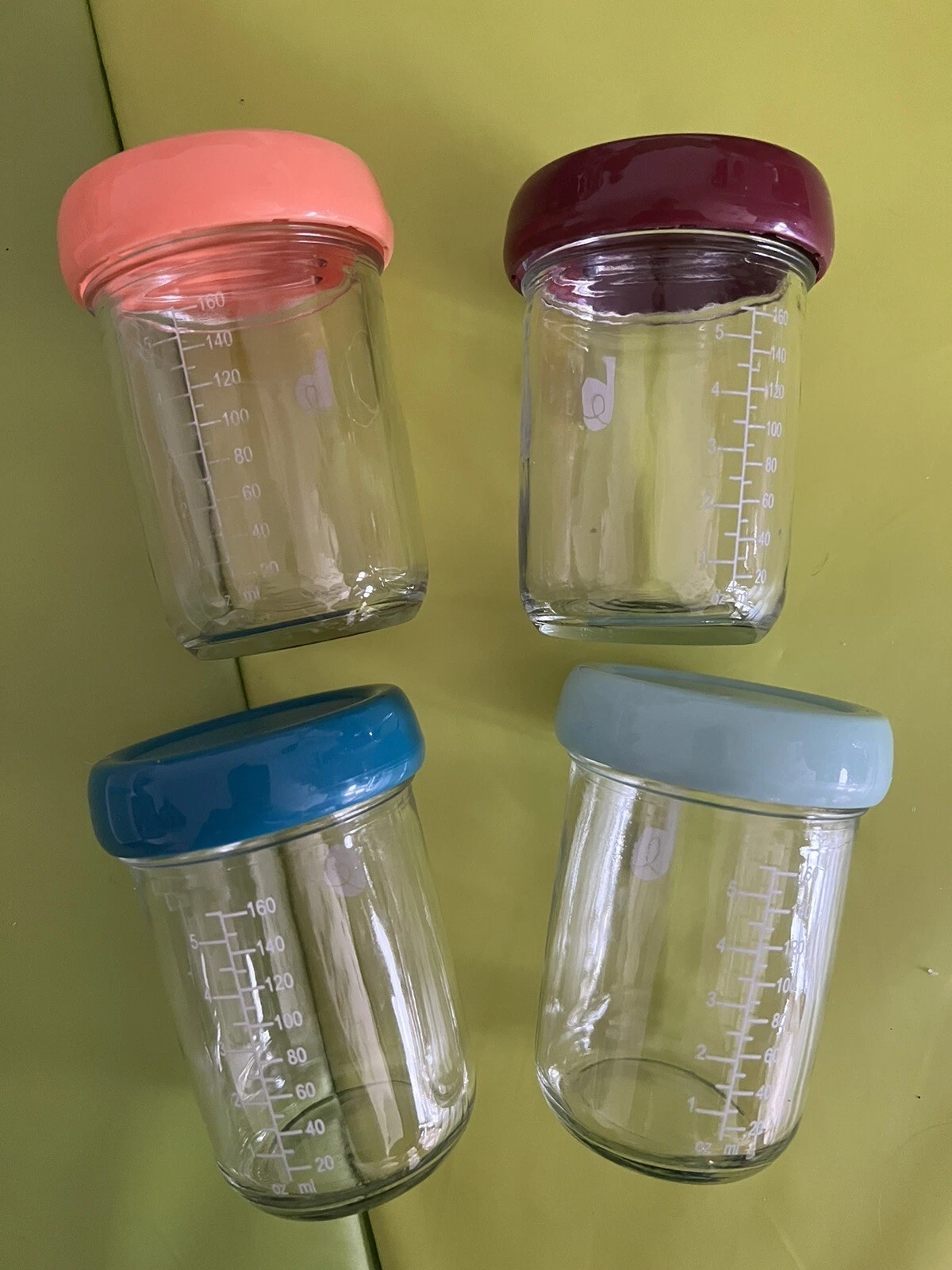Bewaarbakjes babyvoeding glas 220ml (4 stuks) - 27% korting