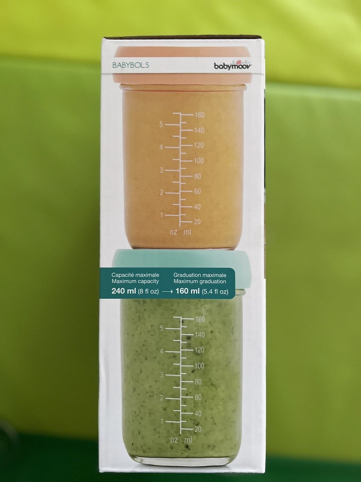 Bewaarbakjes babyvoeding glas 220ml (4 stuks) - 27% korting