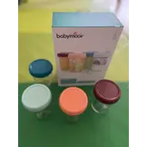 Bewaarbakjes babyvoeding glas 220ml (4 stuks) - 27% korting
