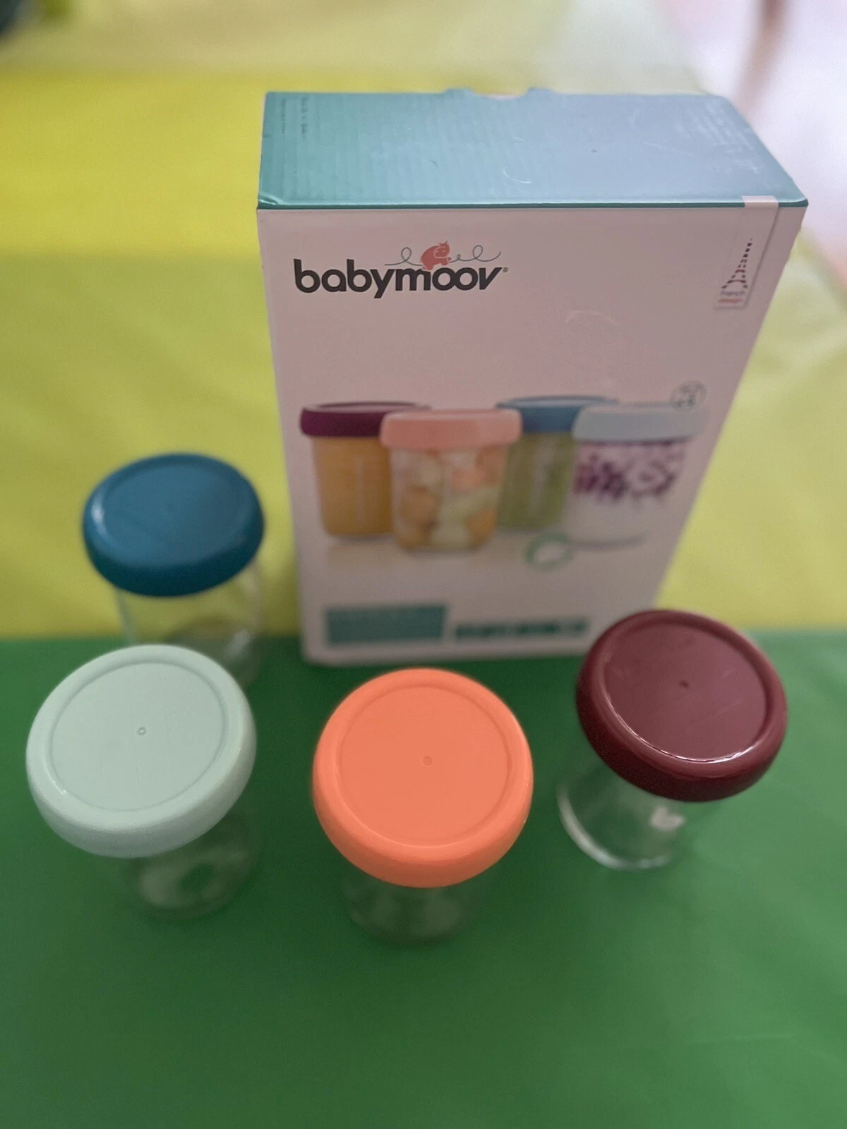 Bewaarbakjes babyvoeding glas 220ml (4 stuks) - 27% korting