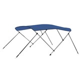vidaXL Biminitop 3-boogs 183x160x137 cm Blauw - 35% Korting