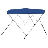 vidaXL Biminitop 3-boogs 183x160x137 cm Blauw - 35% Korting