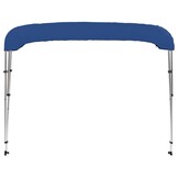 vidaXL Biminitop 3-boogs 183x160x137 cm Blauw - 35% Korting