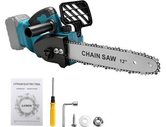 Draadloze Kettingzaag 12" 600W - Compatibel met Makita 18V (Incl. 58% Korting)