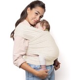 Elastische Babydraagdoek 3-15kg | Serenity Sand Oat Meadow | 29% Korting