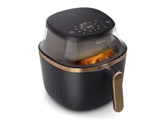 Philips Airfryer NA322/00 4,2L 1400W Zwart/Koper - 59% Korting