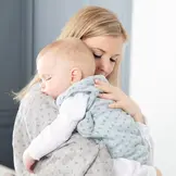 Biologische Baby Slaapzak 90cm - Lichtblauw - 57% Korting