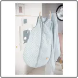 Biologische Baby Slaapzak 90cm - Lichtblauw - 57% Korting