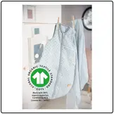 Biologische Baby Slaapzak 90cm - Lichtblauw - 57% Korting