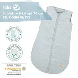 Biologische Baby Slaapzak 90cm - Lichtblauw - 57% Korting