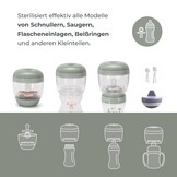 Draagbare UV Sterilisator Babyflessen & Speentjes - 2 Min. - 99,9% Steriel - BPA-Vrij - Salie Groen (28% Korting)
