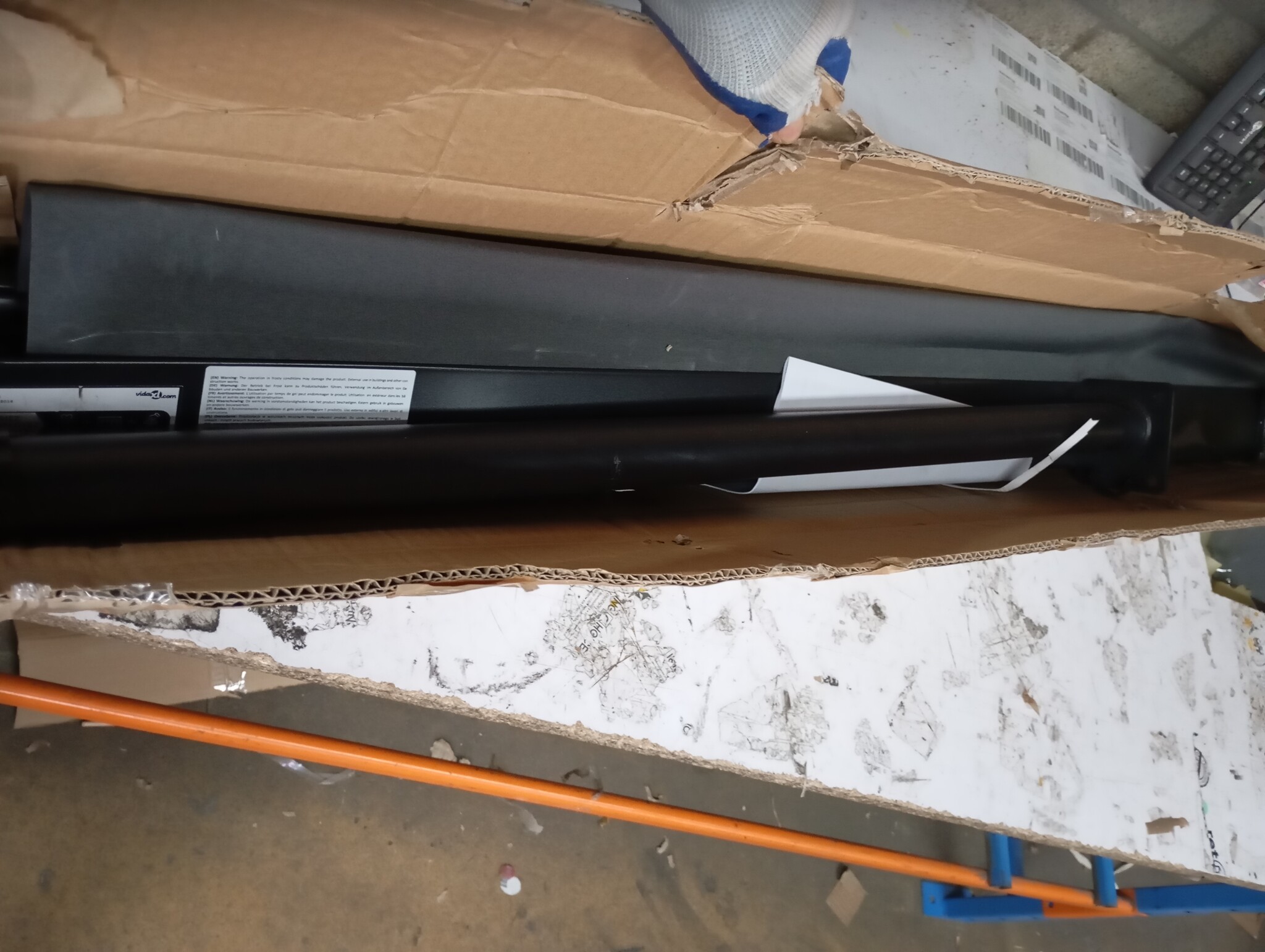 vidaXL Uittrekbaar Windscherm 120x500 cm Antraciet - 54% Korting
