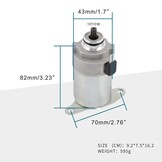 Elektrische Startmotor MIO-50 SYM-50: 10 Tanden CW - 75% Korting