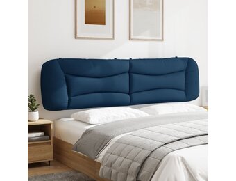 Hoofdbordkussen Blauw Stof 200cm - 81% Korting!