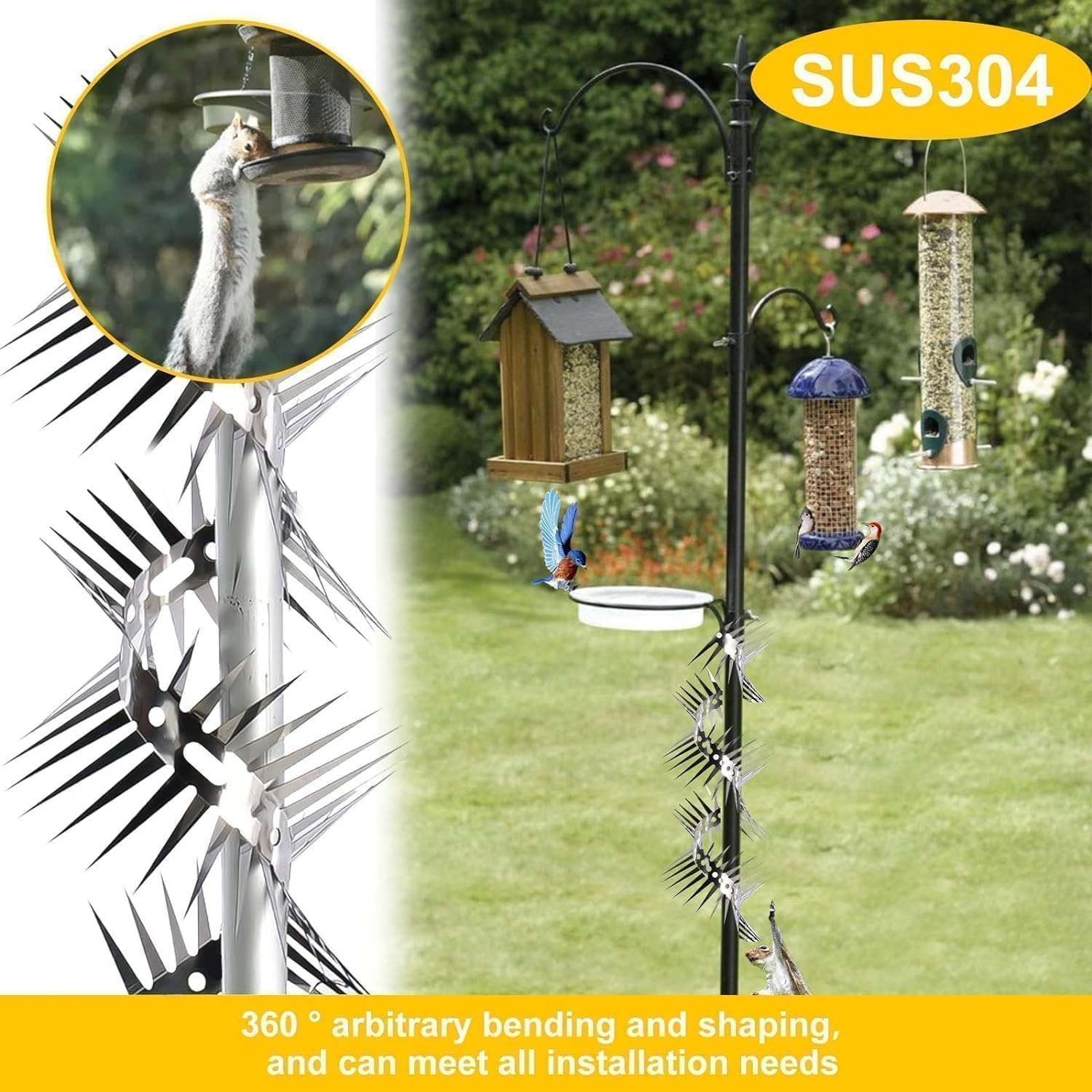 Marterschrikstrip RVS 304 - Effectieve Dierenafweer 3M x 10cm (54% Korting!)
