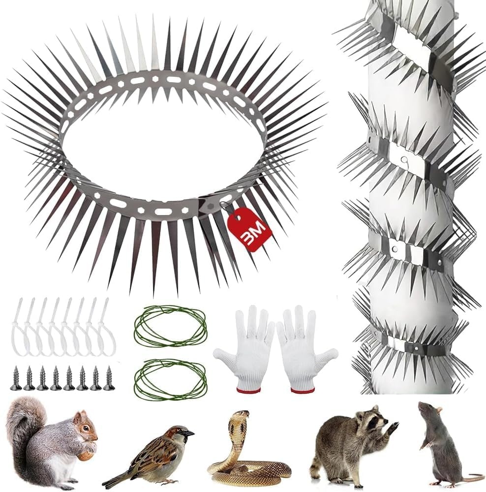 Marterschrikstrip RVS 304 - Effectieve Dierenafweer 3M x 10cm (54% Korting!)