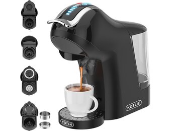5-in-1 Koffiezetapparaat: Warm & Koud, 34% Korting