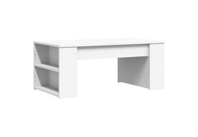 VidaXL Salontafel Bewerkt Hout Wit - 102x55x42 cm - 55% Korting