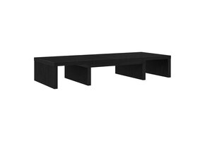 Verstelbare Monitorstandaard Zwart Eiken 60x24x10,5 cm - 39% Korting!
