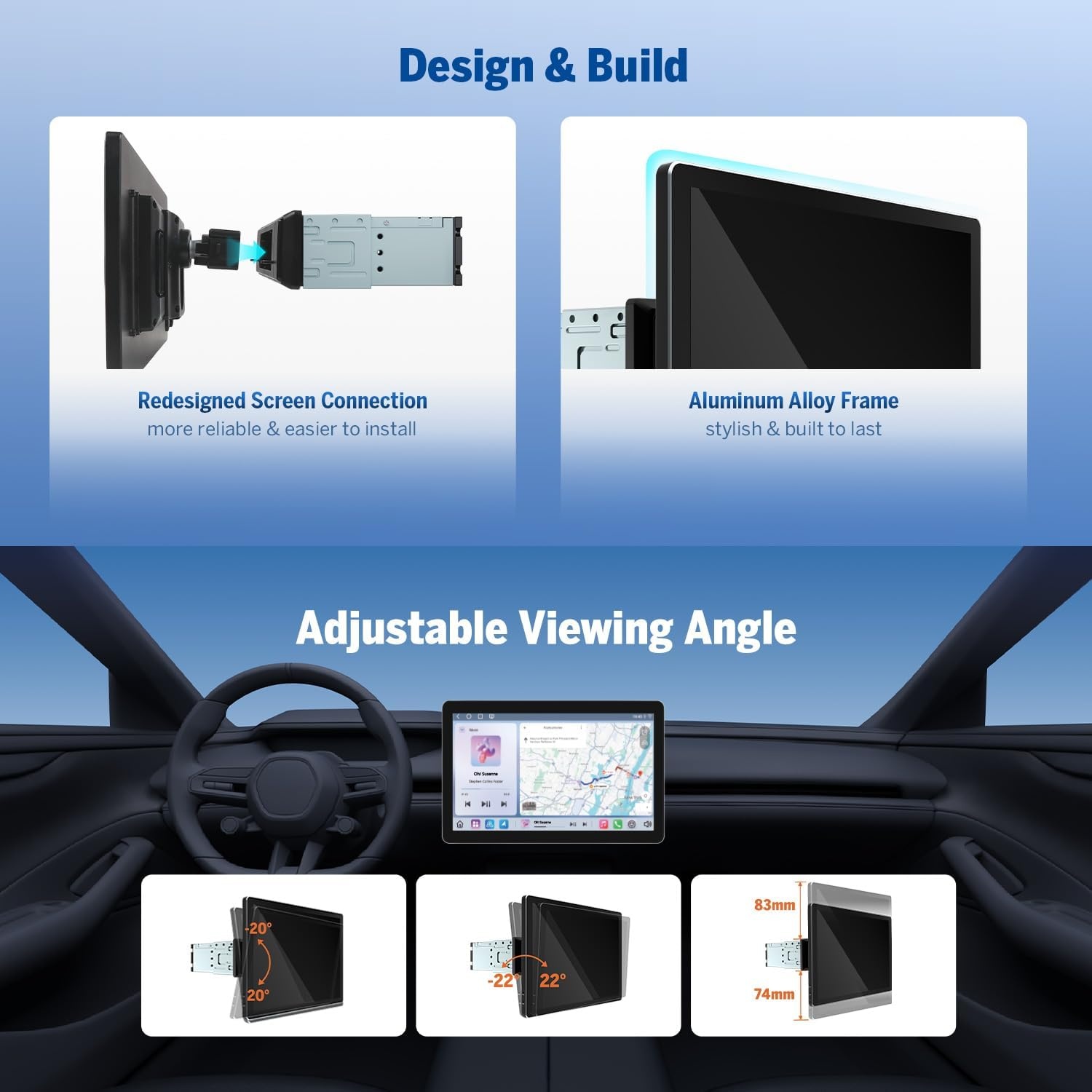 Eonon Android 13 Autoradio 10,95" 4G GPS - 30% Korting!