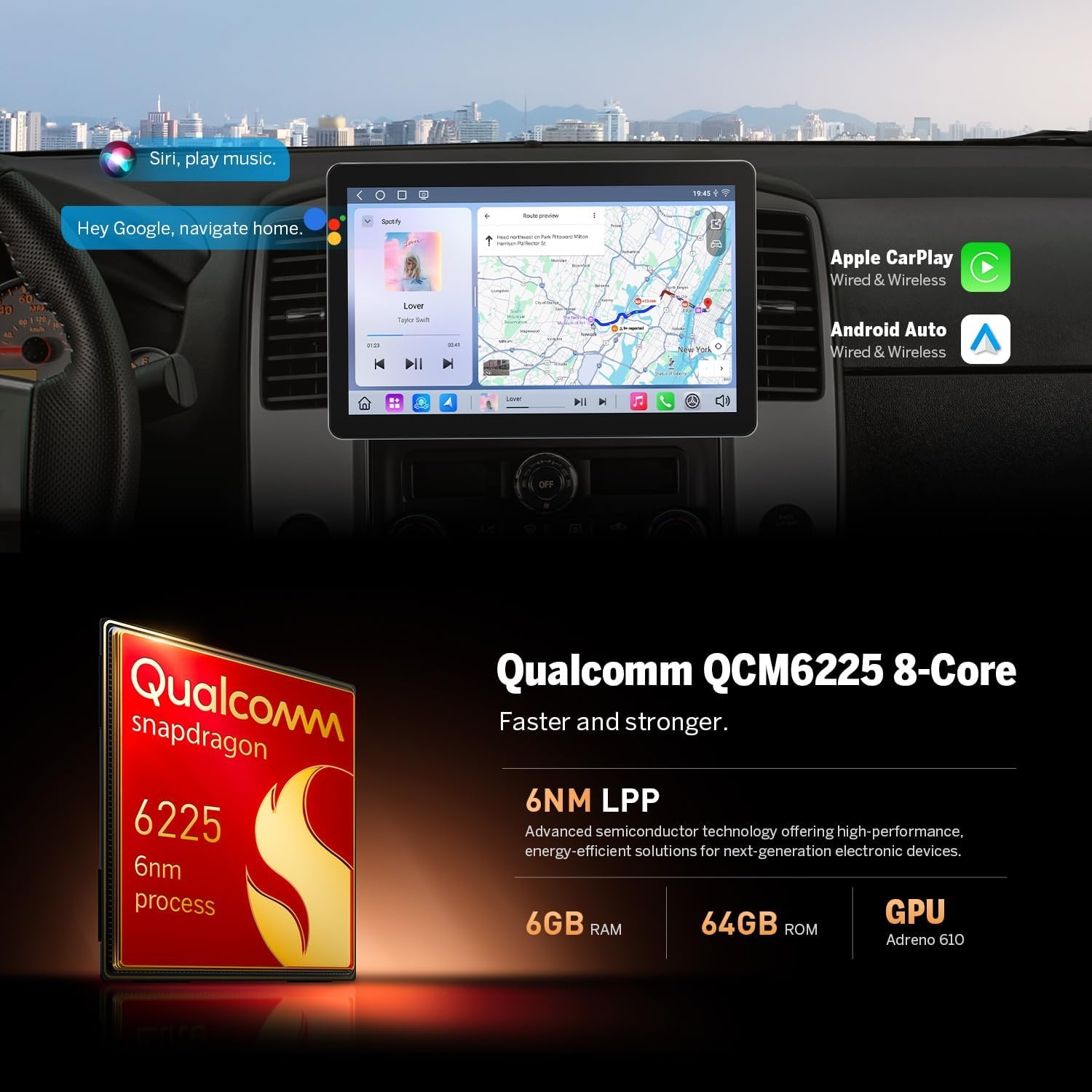 Eonon Android 13 Autoradio 10,95" 4G GPS - 30% Korting!