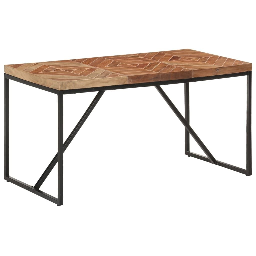 Massief Houten Eettafel 140x70cm met 35% Korting