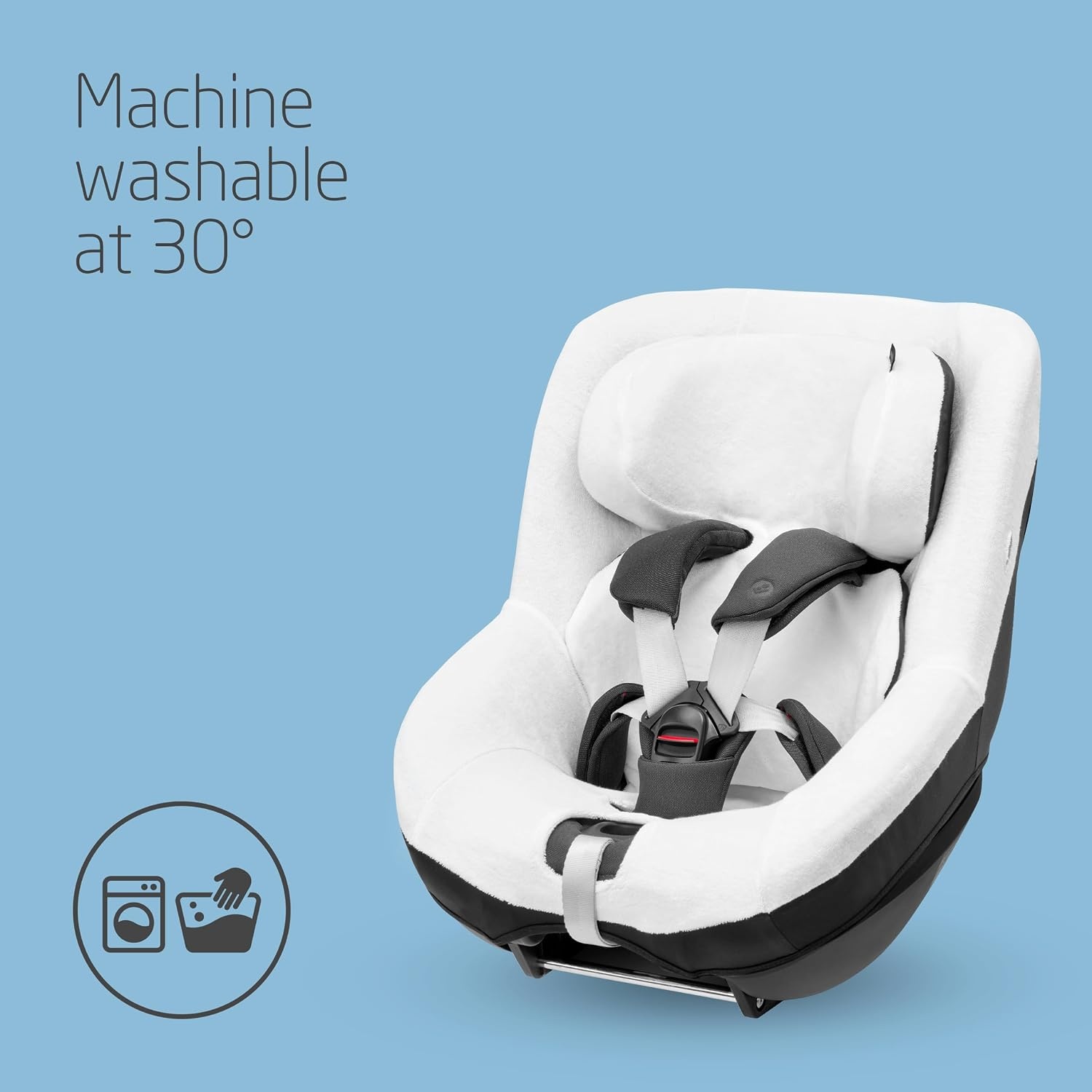 Maxi-Cosi Biologisch Katoen Hoes voor Pearl/Mica 360 - Natural White (34% Korting)