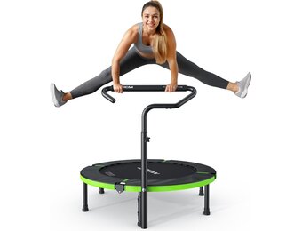 BCAN Minitrampoline 102cm met Handvat - 30% Korting