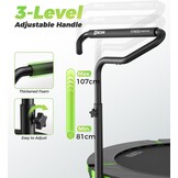 BCAN Minitrampoline 102cm met Handvat - 30% Korting