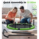 BCAN Minitrampoline 102cm met Handvat - 30% Korting