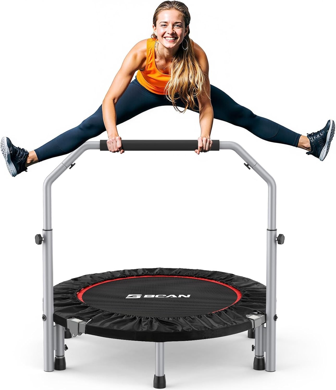 BCAN Minitrampoline 102cm met Handvat - 30% Korting