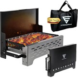 Compacte Inklapbare Camping Barbecue - Zwart - 29% Korting