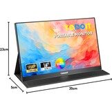 Yodoit 16" FHD Monitor met USB-C & HDMI - 29% Korting