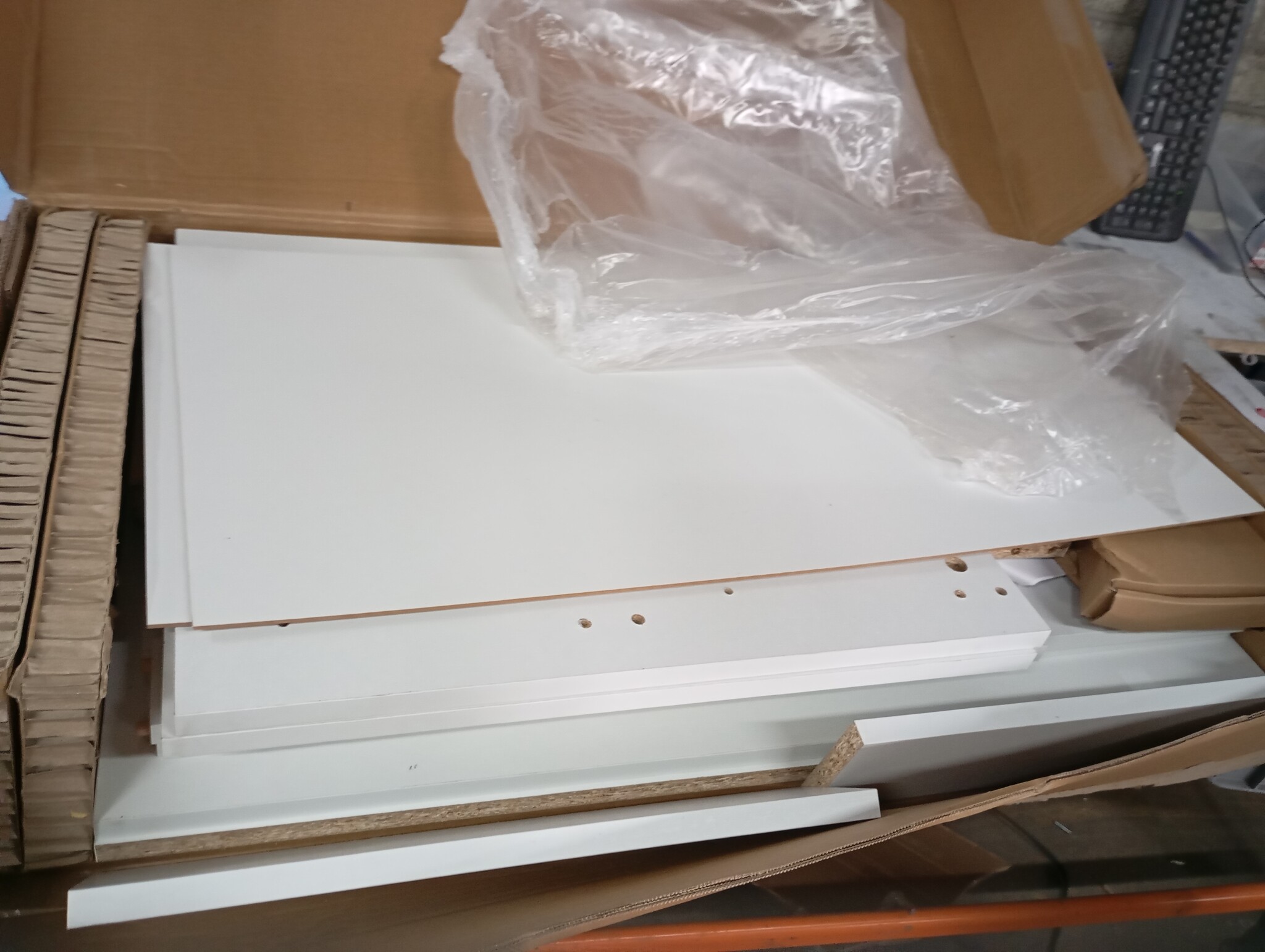 Opbergkast Hoogglans Wit 80x48x57 cm Bewerkt Hout - 72% Korting!