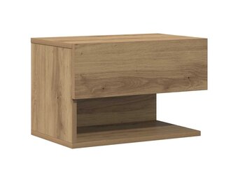 Zwevend Nachtkastje Artisanaal Eiken - 29% Korting
