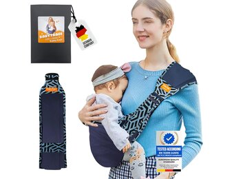 Ergonomische Heupdrager Donkerblauw - Tot 15 kg - 34% Korting