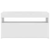 Tv-meubel Wit met LED 75x35x40cm - 34% Korting!