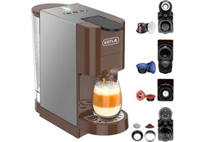 5-in-1 Koffiemachine: Nespresso, Dolce Gusto & meer | 34% Korting