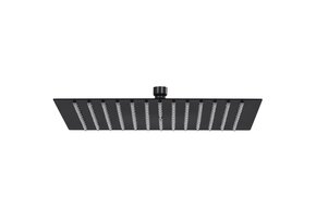 Vierkante Regendouchekop 40cm RVS Zwart met 71% Korting