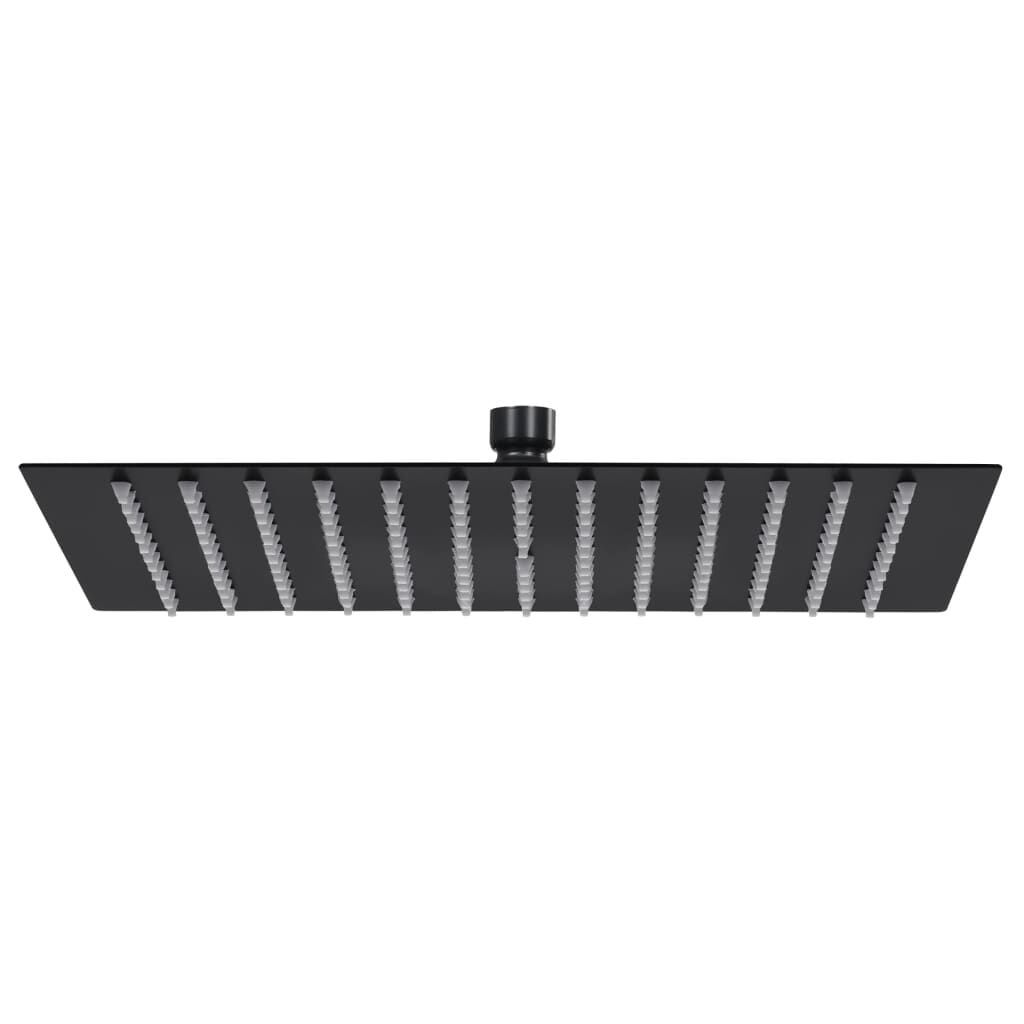 Regendouchekop Vierkant 40x40cm RVS Zwart - 74% Korting!