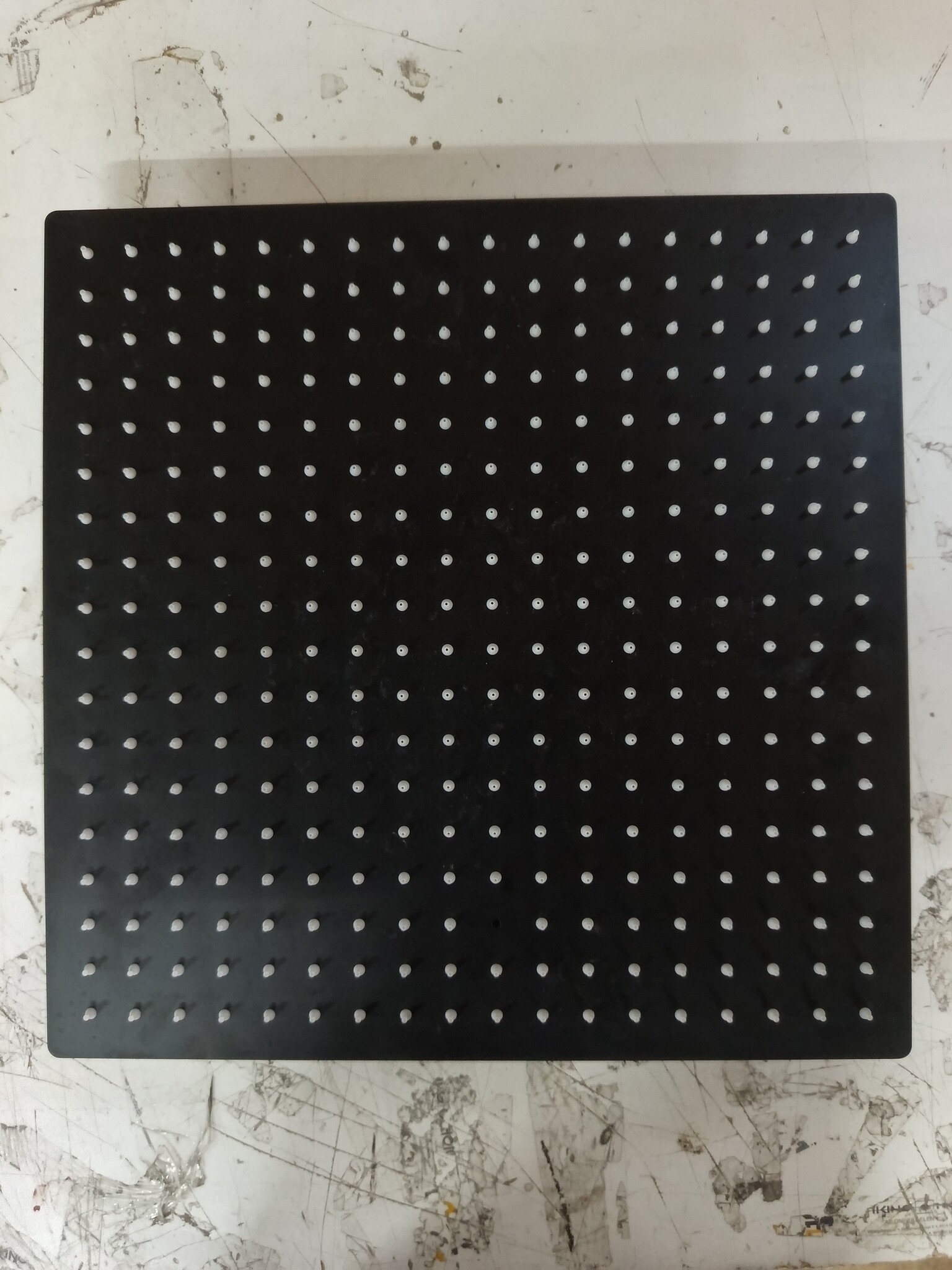 Regendouchekop Vierkant 40x40cm RVS Zwart - 74% Korting!