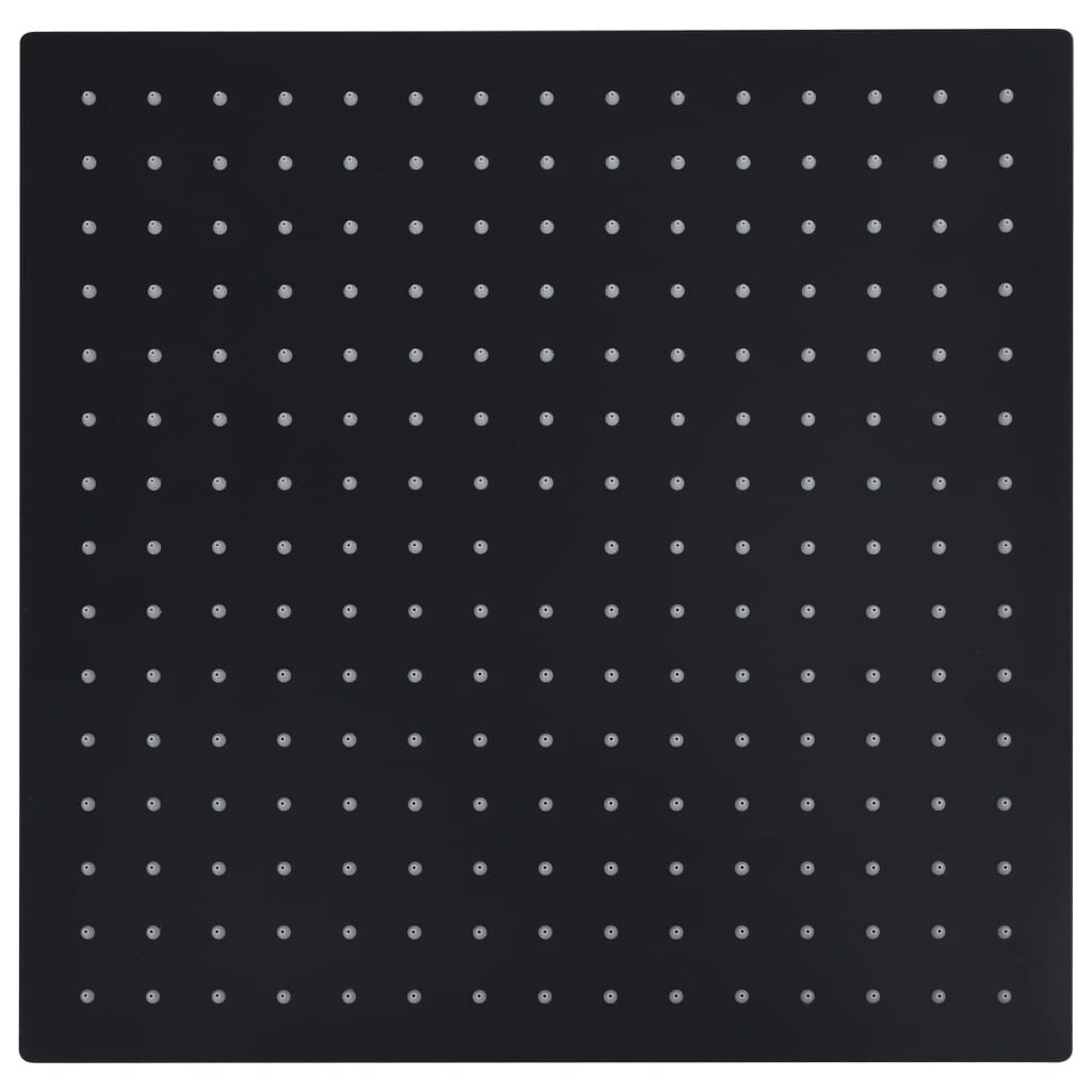 Regendouchekop Vierkant 40x40cm RVS Zwart - 74% Korting!