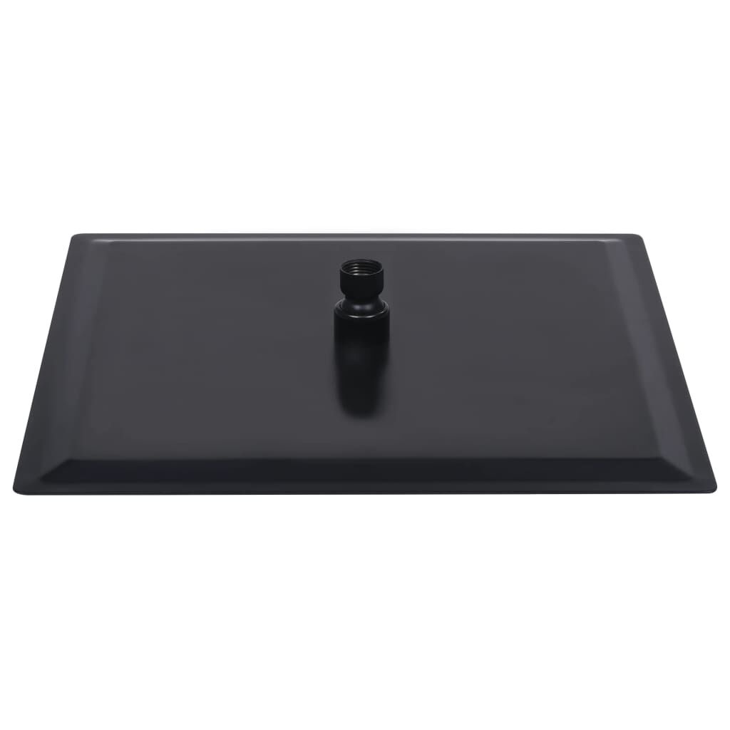 Regendouchekop Vierkant 40x40cm RVS Zwart - 74% Korting!