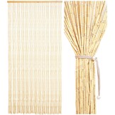 Bamboegordijn Deurgordijn 90x190cm Beige - 34% Korting!