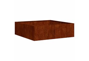 VidaXL Plantenbak Roestkleurig Staal 100x100x30 cm - 54% Korting!