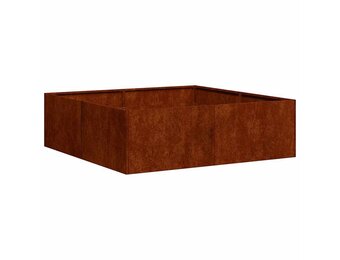 VidaXL Plantenbak Roestkleurig Staal 100x100x30 cm - 54% Korting!