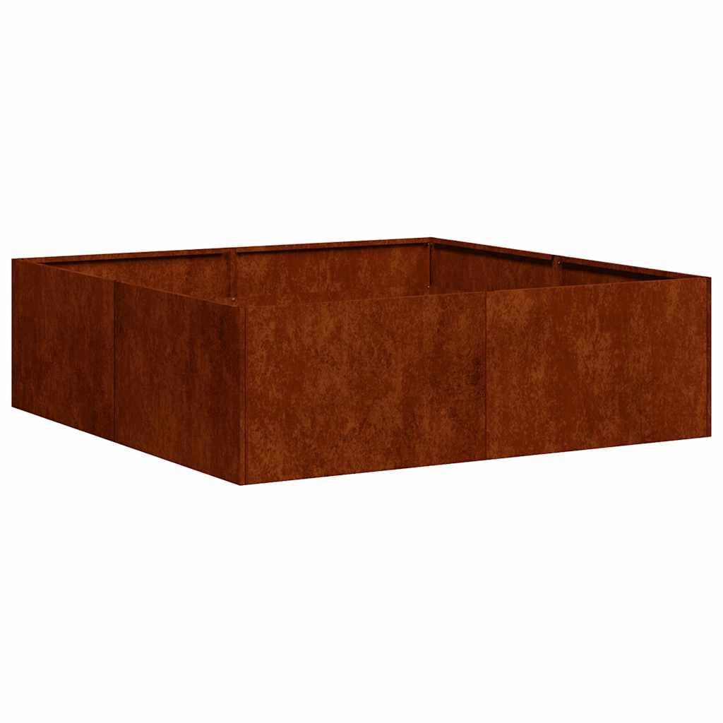 VidaXL Plantenbak Roestkleurig Staal 100x100x30 cm - 54% Korting!