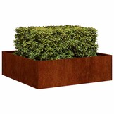 VidaXL Plantenbak Roestkleurig Staal 100x100x30 cm - 54% Korting!