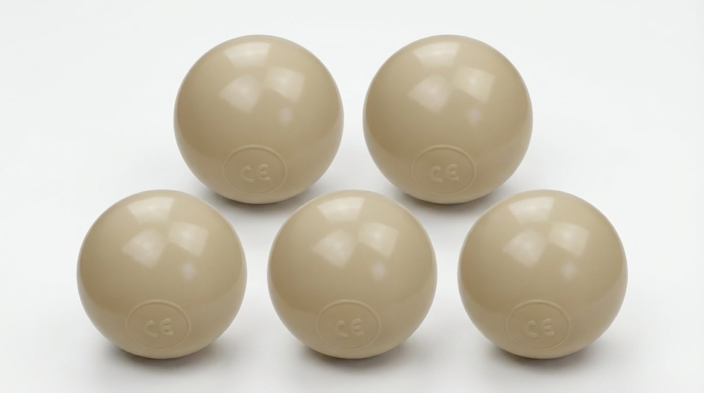 1000 Beige Ballenbak Ballen 70mm - 34% Korting